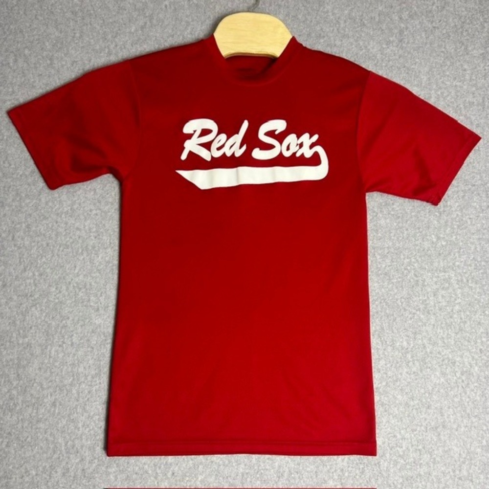 Red Sox Augusta Sportswear Red Baseball T-Shirt #6 Men's Size Small
